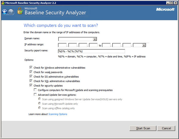 Microsoft Baseline Security Analyzer