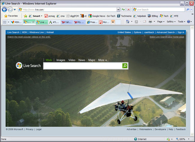 Internet Explorer Version 8.0 Internet Explorer Version 8.0