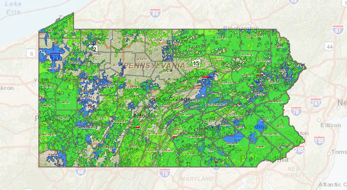 Pennsylvania broadband map Pennsylvania broadband map