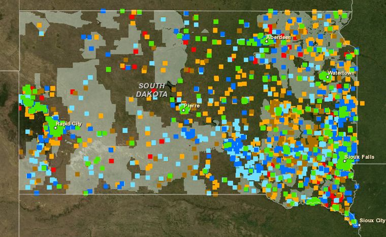 South Dakota broadband map South Dakota broadband map