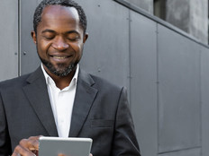 Person using mobile device